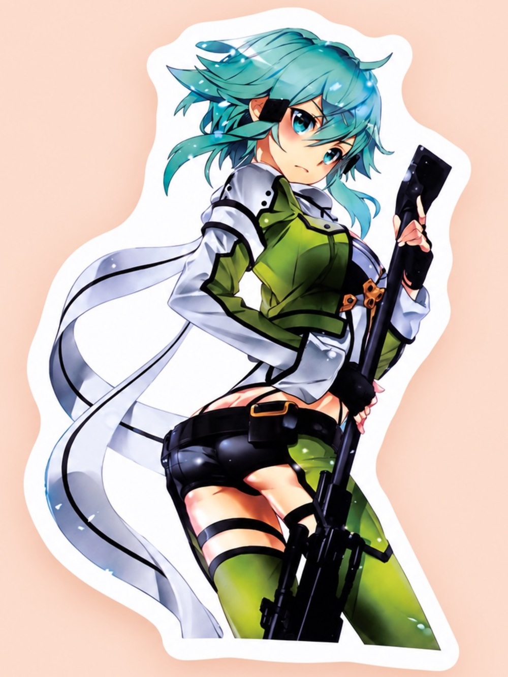 Sinon Shino Asada | Sword Art Online Gun Gale Online | Anime Sticker | 5/$10